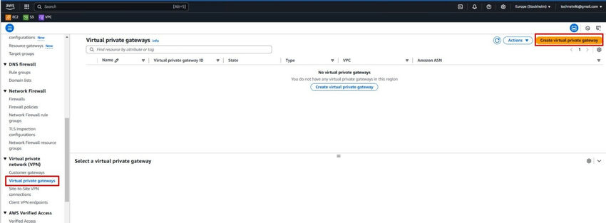  Virtual Private Gateways